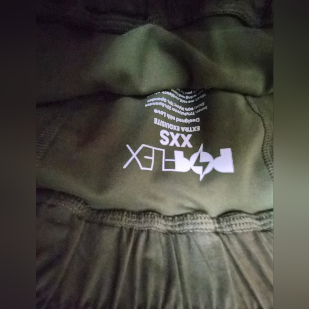 POPFLEX Olive Green Skirt